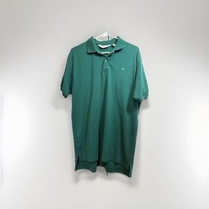 Vintage Polo Shirt Size Large Purple Unicorn Embroidery Sears Green